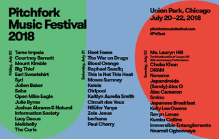 Illustration for article titled Pitchfork announces full festival lineup, including Lauryn Hill and Fleet FoxesÂ